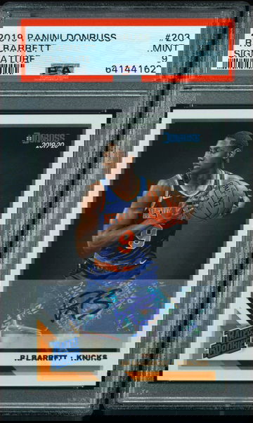 💎🚨 2019-20 Panini Donruss RJ BARRETT RC Signature Auto |PSA 9| Knicks 🏀🔥