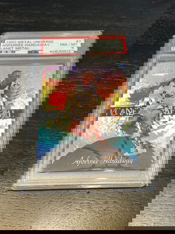 1997 Metal Universe Anfernee Hardaway PSA 8