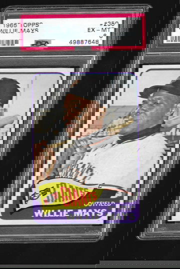 1965 TOPPS WILLIE MAYS PSA 6
