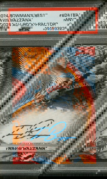 2024 Bowman's Best Best Travis Bazzana #B24TBA /25 PSA 9 Auto
