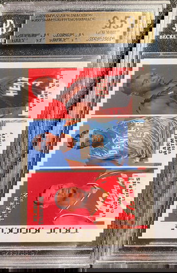 Lebron James, Dwayne Wade and Carmelo ROOKIES BGS 9.5 2003