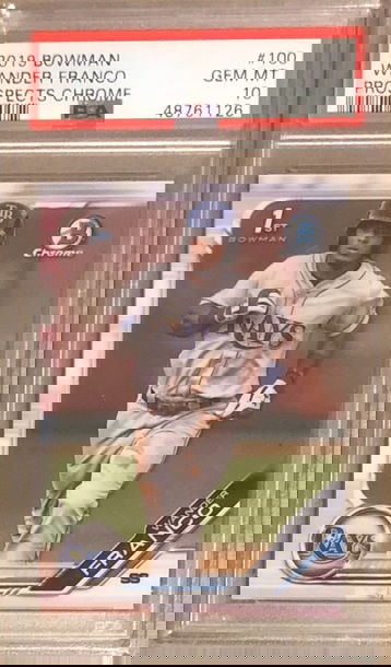 2019 Bowman Chrome Prospects #100 Wander Franco PSA 10 - Gem Mint