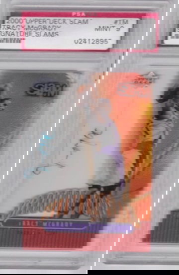 Tracy McGrady 2000 Upper Deck Slam #TM PSA 9 Auto