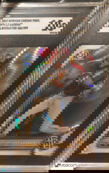 CJ Abrams 2022 Bowman Chrome LAVA Refractor /399 SGC 10 Padres Nationals POP 1