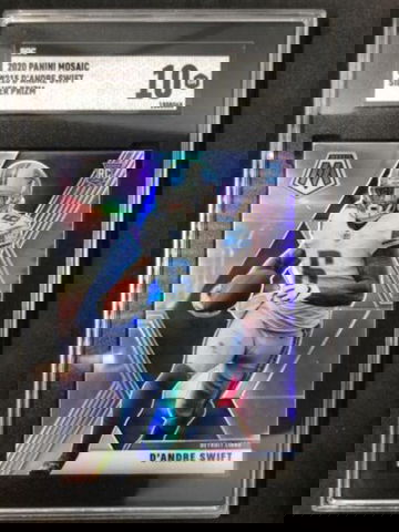 D'ANDRE SWIFT 2020 Panini Mosaic  #215 Silver  SGC 10 GEM MINT