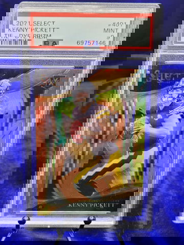 2021 Panini Select Kenny Pickett XRC Tie-Dye Prizm PSA 9 - Tracked from Canada :)