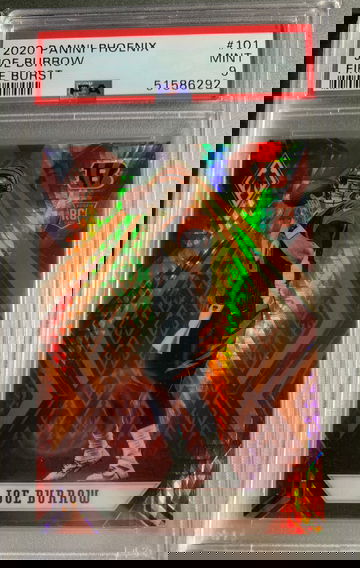 2020 Panini Phoenix Joe Burrow Fire Burst #101 