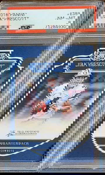 2016 SP DAK PRESCOTT Panini Knight PSA 8 POP 9 Rookie RC #289 