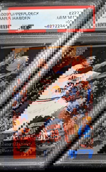 2009 Upper Deck #227 James Harden RC PSA 10 Mint Nets