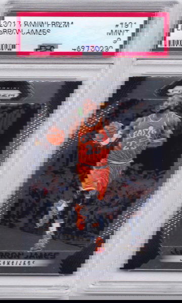 LeBron James 2017 Prizm PSA 9 