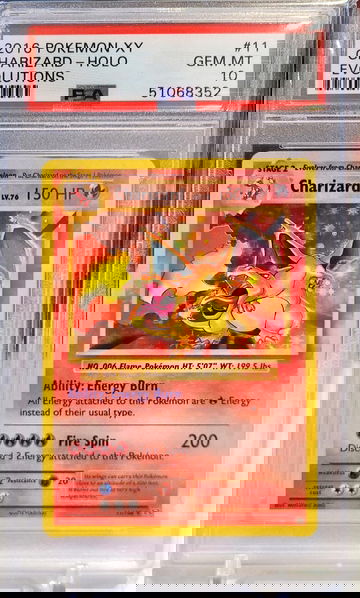 2016 Pokemon XY Evolutions Charizard Holo PSA 10