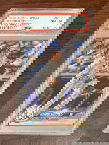 2018 Topps Update Gleyber Torres PSA 8