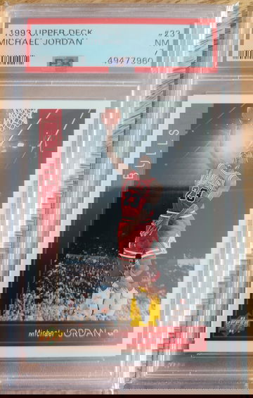 1993 Upper Deck Michael Jordan PSA 7