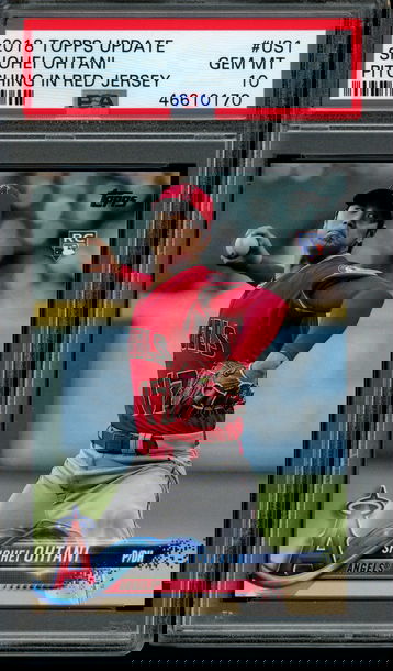 2018 Topps Update US1 Shohei Ohtani PSA 10 GEM MINT