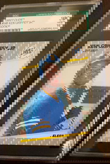 1989 Fleer Ken Griffey Jr Rookie SGC 98 10 GEM