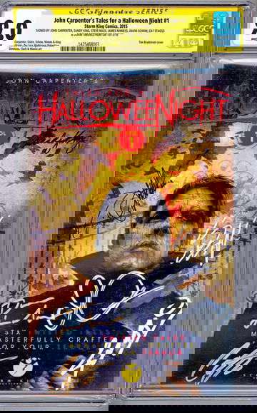 JOHN CARPENTER'S TALES FOR A HALLOWEEN NIGHT #1 CGC-SS 9.0 *7X SIGNATURES* 2015