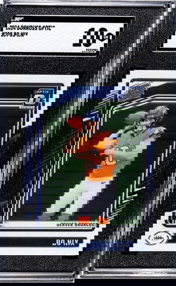 2024 Donruss Optic #209 Bo Nix SGC 10