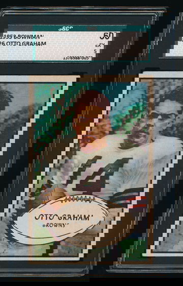 1953 Bowman Otto Graham #26 SGC 60 / 5 EX