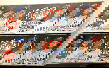 (2) 2018 Topps Complete Set Factory Sealed 2 Set Lot