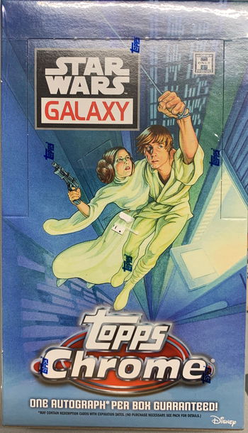2021 Topps Star Wars Galaxy Chrome Hobby Box