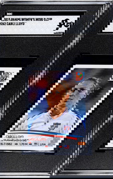 Carli Lloyd 2015 Panini World Cup Sticker #262 SGC 9 USA SHIPPED FROM CANADA UPS 5-7 DAYS 