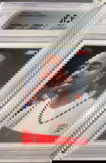 2009 TOPPS JAMES HARDEN RC #319 BGS 8.5