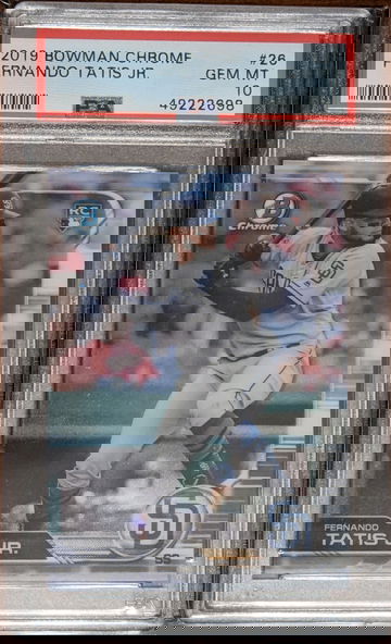 2019 Bowman Chrome Fernando Tatis Jr. RC PSA 10