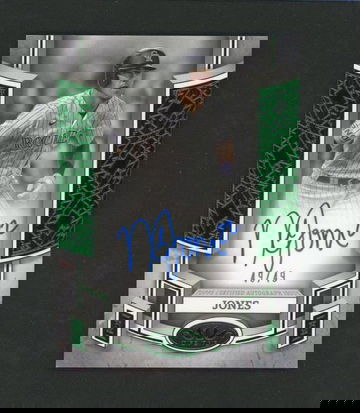 2024 Topps Tier One #BOA-NJ Nolan Jones Break Out Autograph Green /49