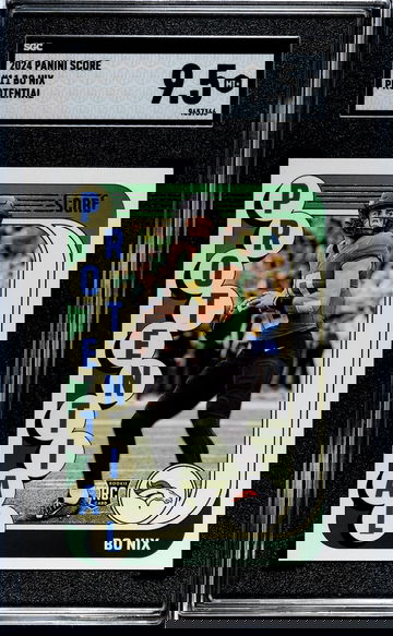 2024 Panini Score #11 Bo Nix Protential SGC 9.5