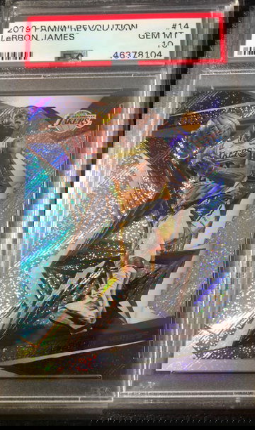 2019-20 Revolution LeBron James PSA 10 POP 15