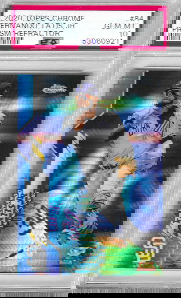 2020 Topps Chrome Fernando Tatis Jr Prism Refractor PSA 10