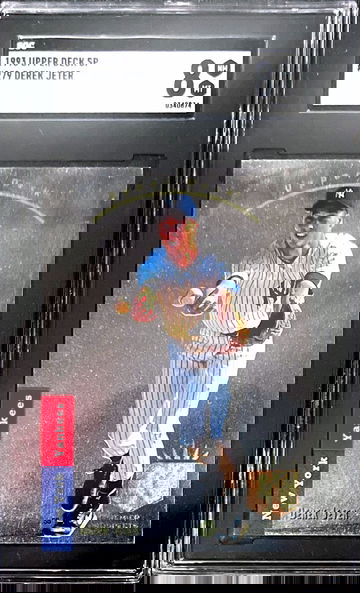 1993 Upper Deck SP Derek Jeter Rookie Card SGC 8