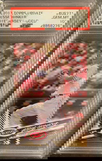 2017 Topps Update Jesse Winker Gold PSA 10