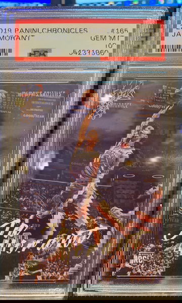 2019-20 Panini Chronicles Luminance Ja Morant Rookie #165 PSA 10