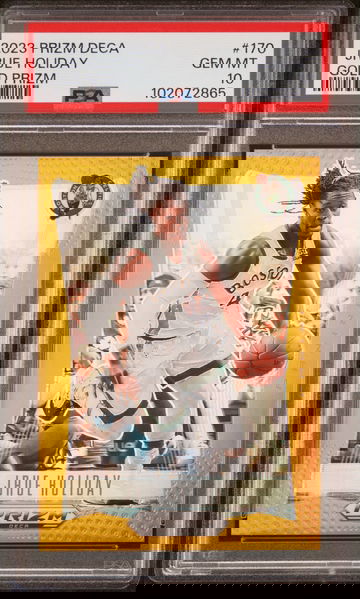 2023 Prizm Deca Jrue Holiday Gold /10 PSA 10