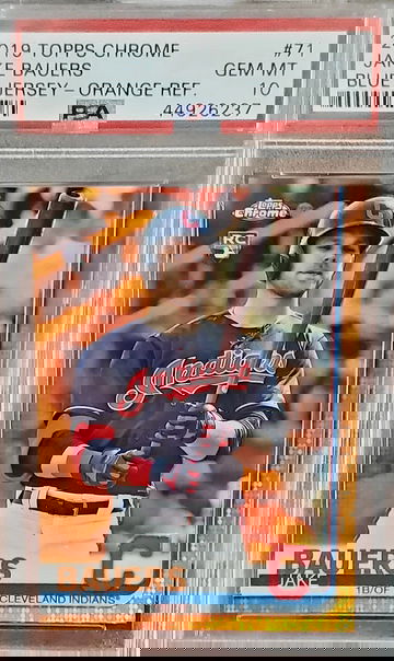 PSA 10 2019 Topps Chrome Jake Bauers Orange /25