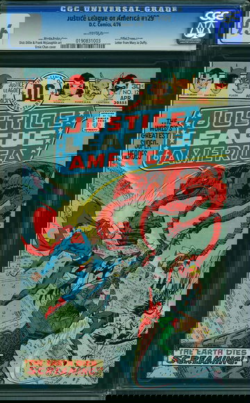 JUSTICE LEAGUE OF AMERICA #129, CGC 9.6 NM+