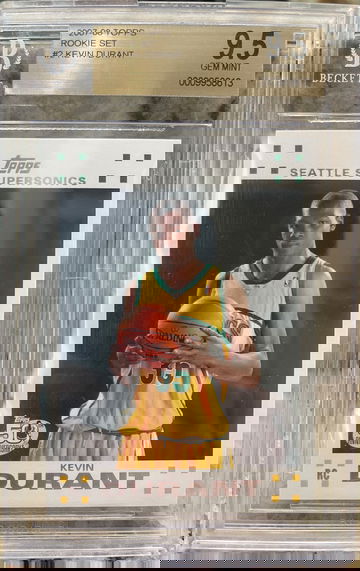 2007 Kevin Durant Topps Rookie BGS 9.5