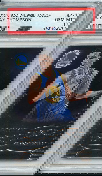 Klay Thompson 2012 Panini Brilliance Rookie PSA 10 Warriors