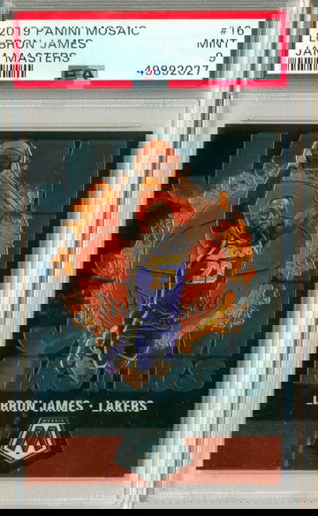 2019 Mosaic Lebron James Jam Masters PSA 9