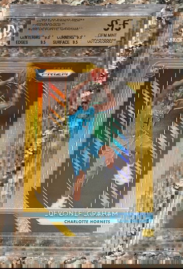2018 Panini Prizm Prizms Gold #288 Devonte' Graham BGS 9.5 Gem Mint