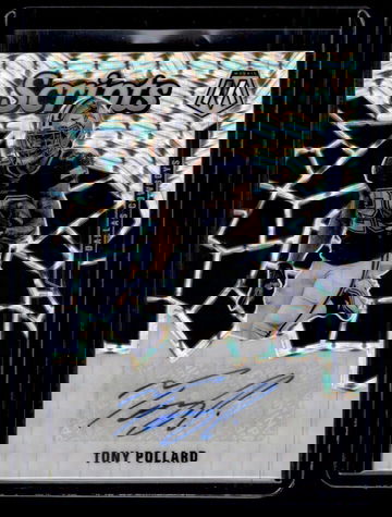 2020 Panini Mosaic Scripts Tony Pollard #S25 Auto