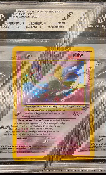1999 Pokemon Mew Holo Black Star Promo BGS 8 NM-MT 