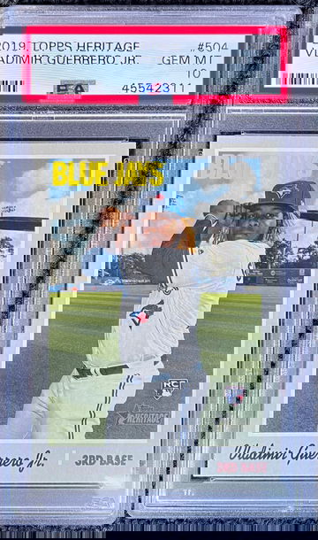 2019 topps heritage Vladimir Guerrero jr. #504 PSA 10