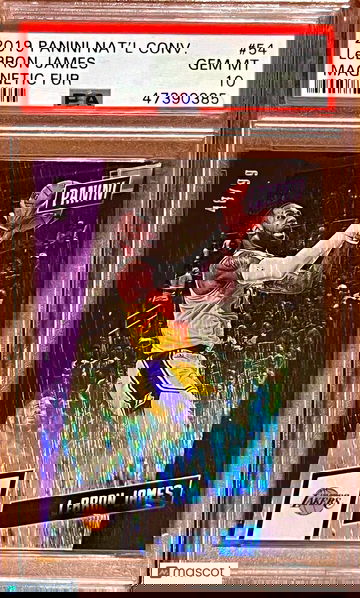 /99 POP 6 PSA 10 LeBron James 2019 Panini National Convention Magnetic Fur Holo