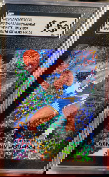 Sgc 9.5 gem mint 2012-13 fleer retro pmg /100 dennis rodman