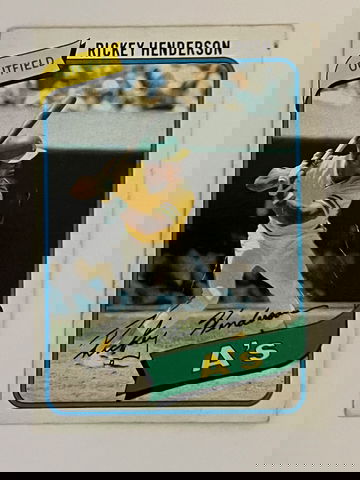 1980 Rickey Henderson (RC) Topps #482 (G-VG)