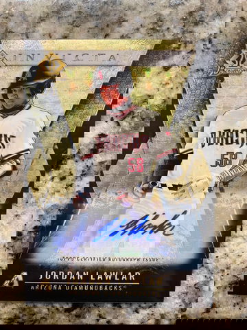 2021 Jordan Lawlar Bowman Invicta Auto Superfractor 1/1