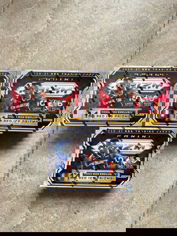 2020-21 panini prizm mega box x3 target red ice prizms