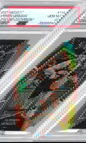 2021 Select Alperen Sengun Tie-Dye Die Cut RC /25 #114 PSA 10 Gem Mint